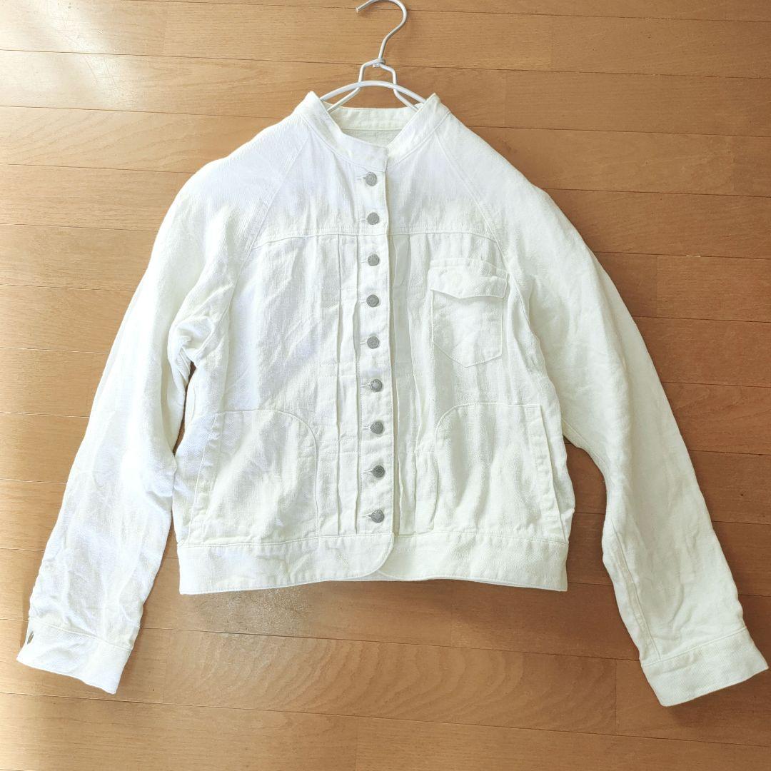 スースースー　リネン　デニムジャケット　40 Lサイズ　完売品　希少