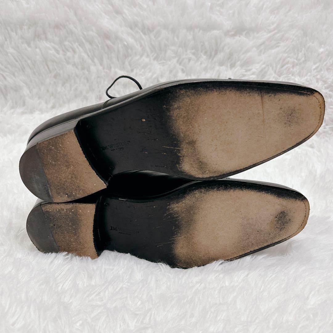 【美品】J.M. WESTON 415 ストレートチップ 6D 黒 jm 300