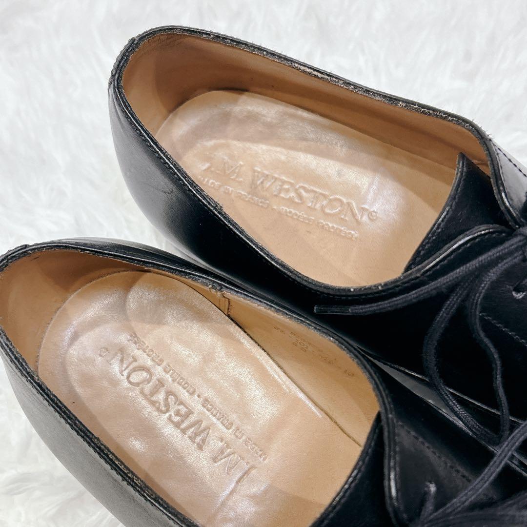 【美品】J.M. WESTON 415 ストレートチップ 6D 黒 jm 300