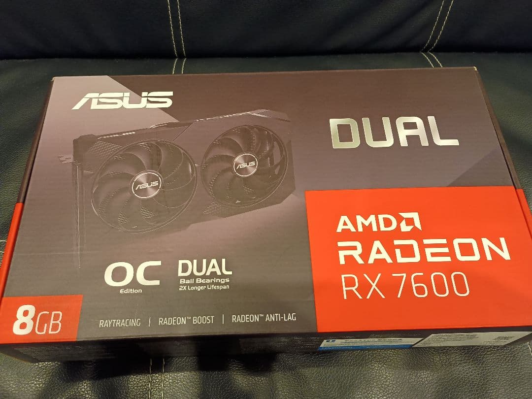 グラフィックボード・グラボ・ビデオカード ASUS Radeon RX 7600 OC V2 8GB