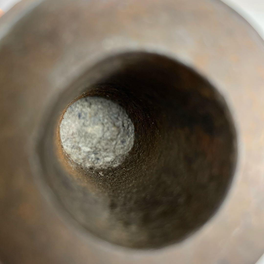 薩摩藩刻印　鉄製　大砲　共箱　3663g トヒオ　東さ7-0406☆2F