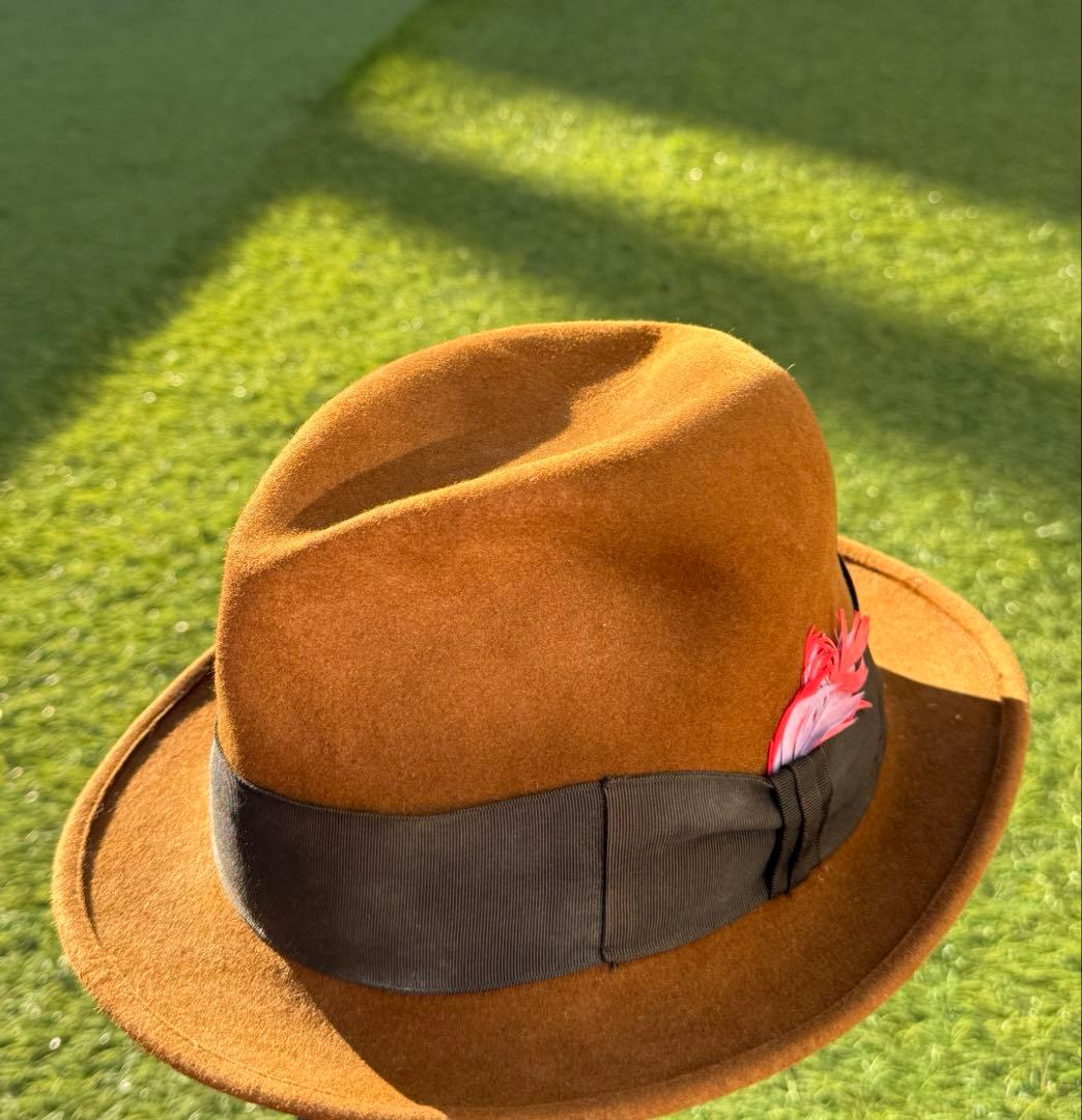 60s STETSON フェルトハット ヴィンテージ ステットソン　58cm