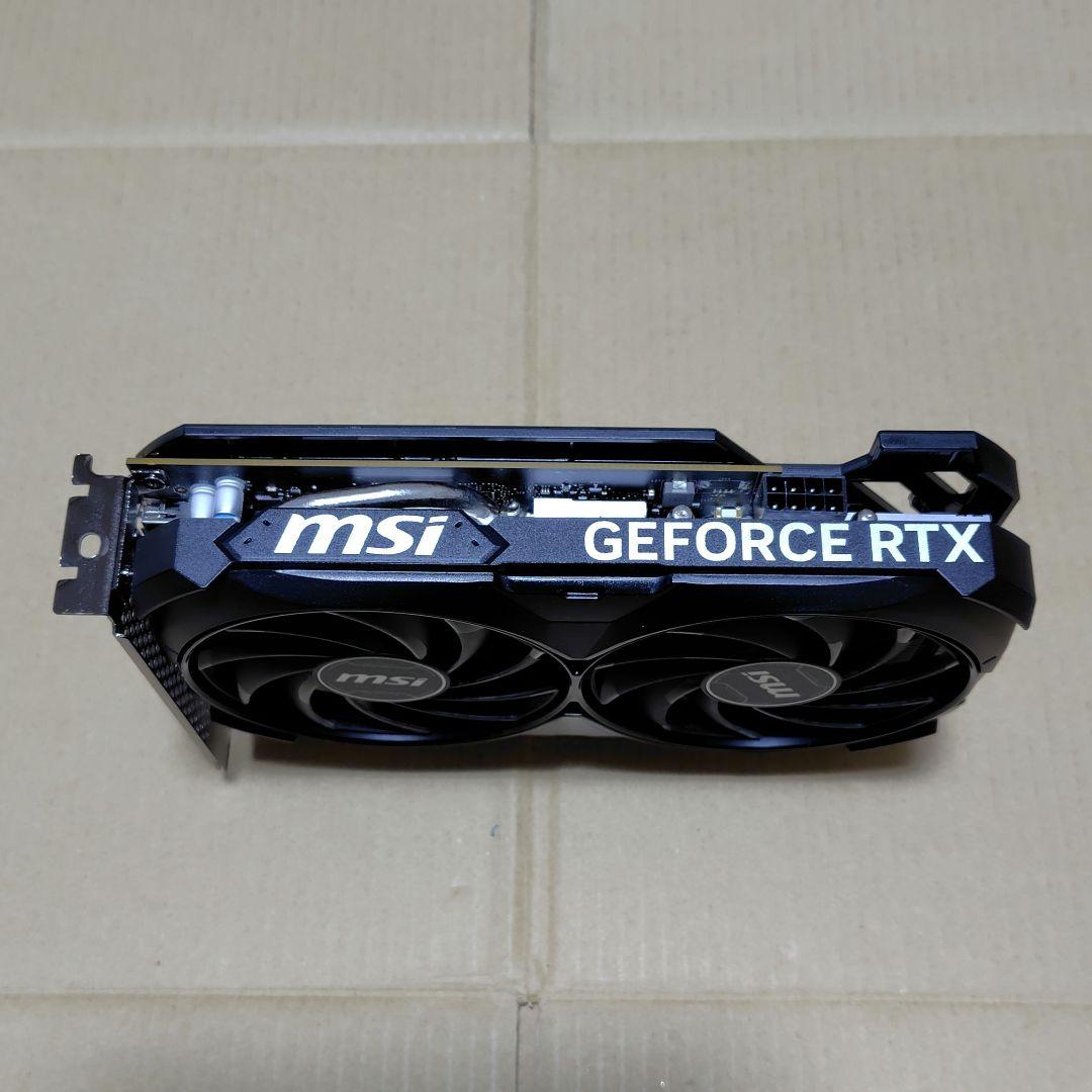 グラフィックボード・グラボ・ビデオカード MSI GeForce RTX 4060 VENTUS 2X BLACK 8G