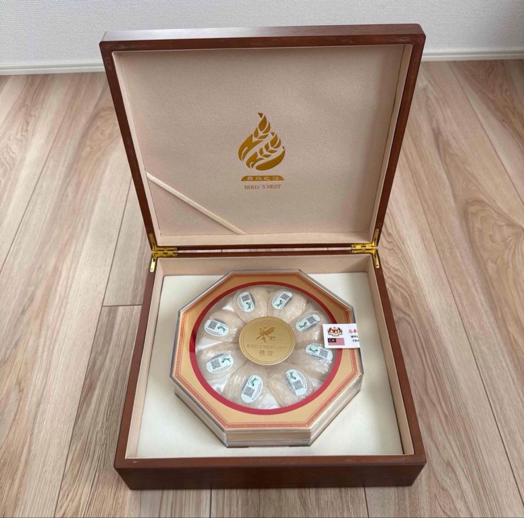 燕の巣　高級品　ツバメの巣　木箱ギフト マレーシア産