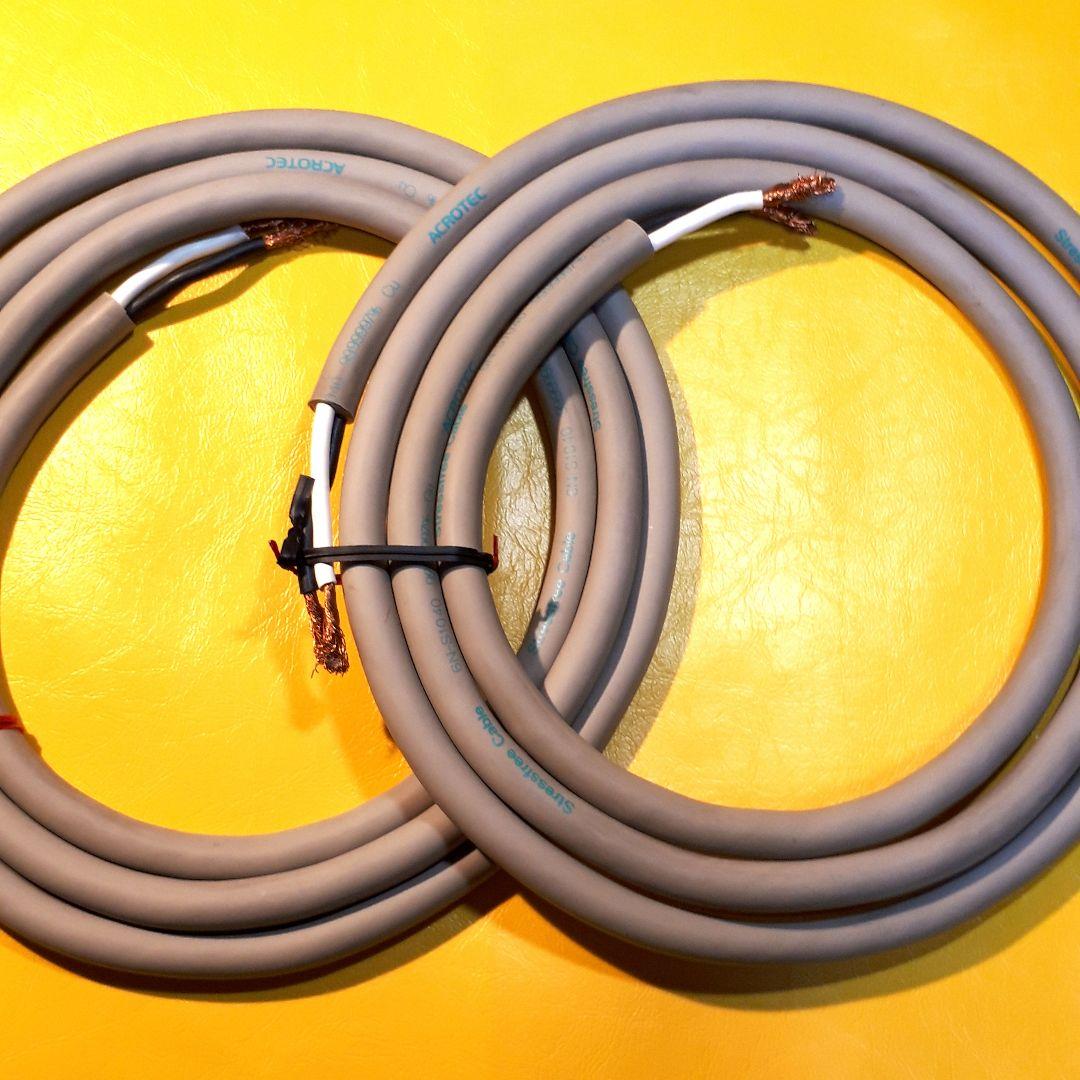 RITAOです。ACROTEC スピーカーケーブル2本