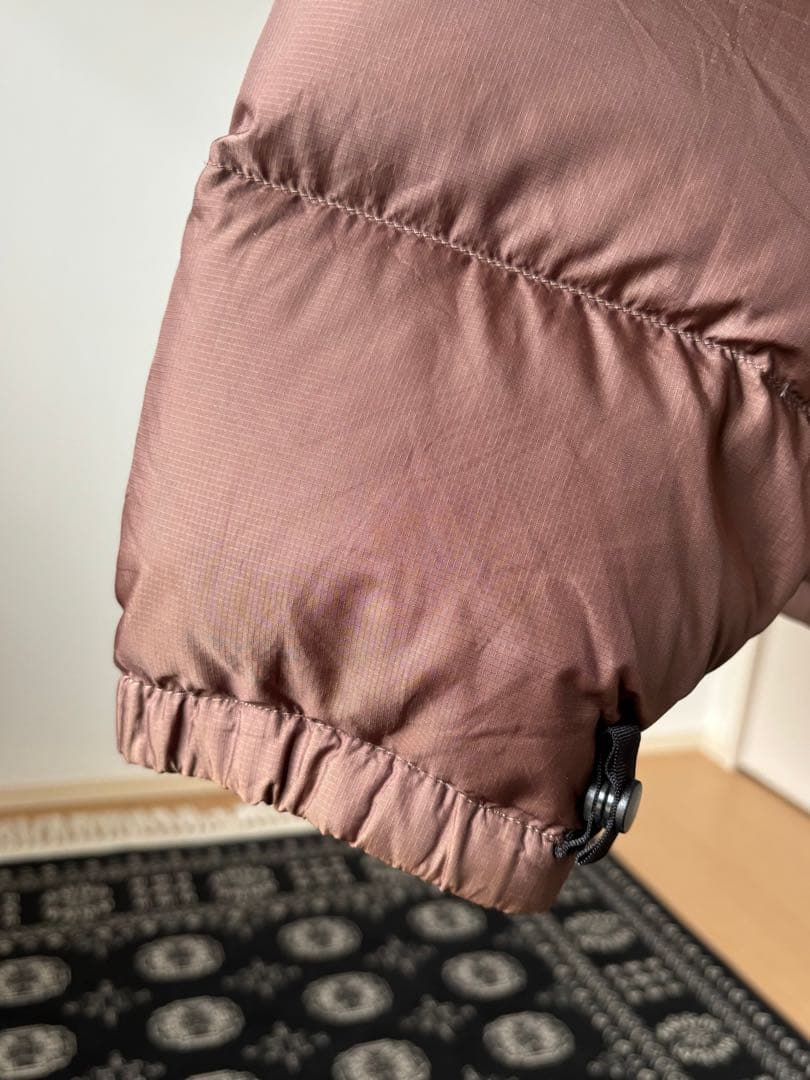 1996 ノースフェイス 700fil ヌプシ センターロゴ ブラウン系 希少