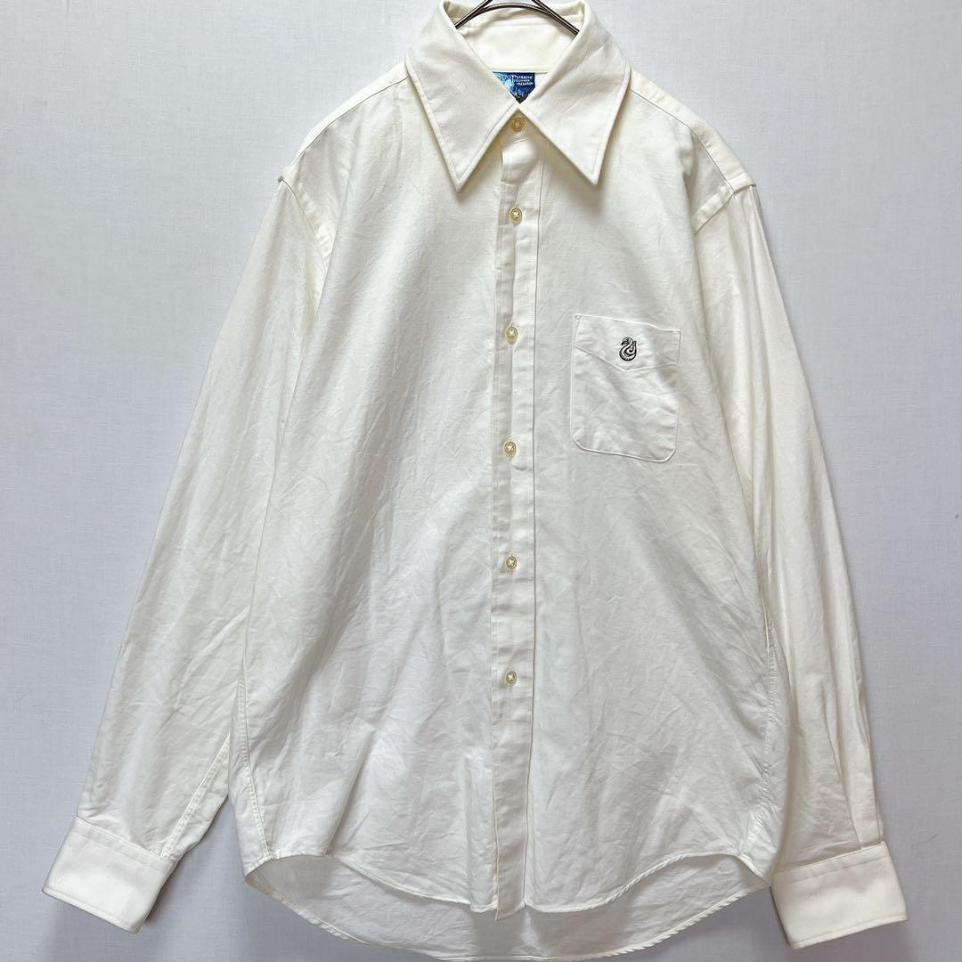 【Harry Potter】長袖 シャツ スリザリン 蛇 刺繍 無地 カジュアル