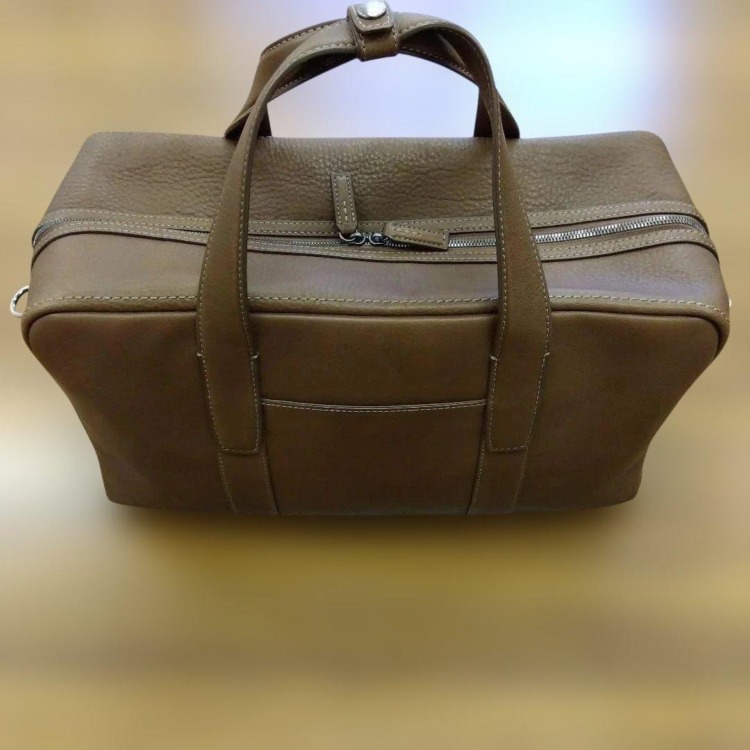 【定価143,000円】土屋鞄　トーンオイルヌメ ボストン　ミディアムブラウン①