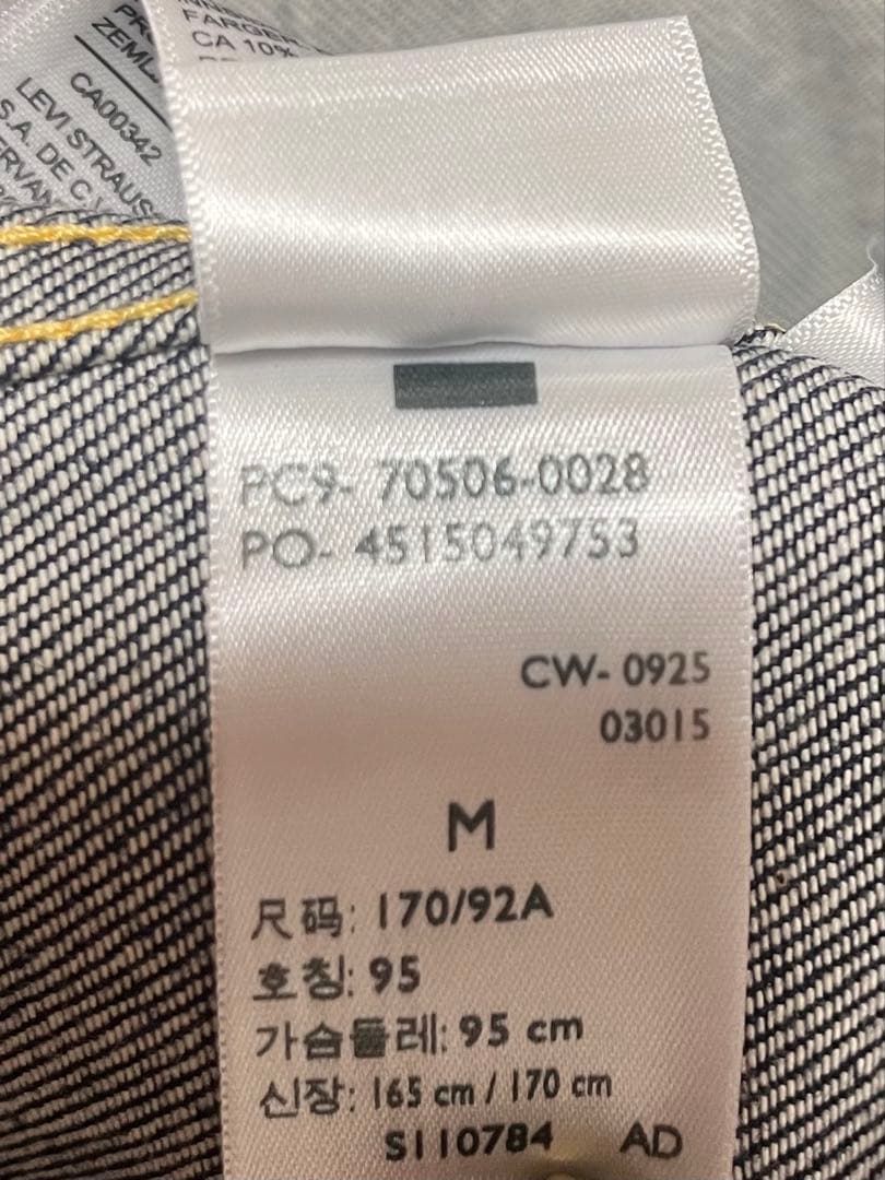 【新品】LEVI'S 506XX Type 1 1936 Mサイズ