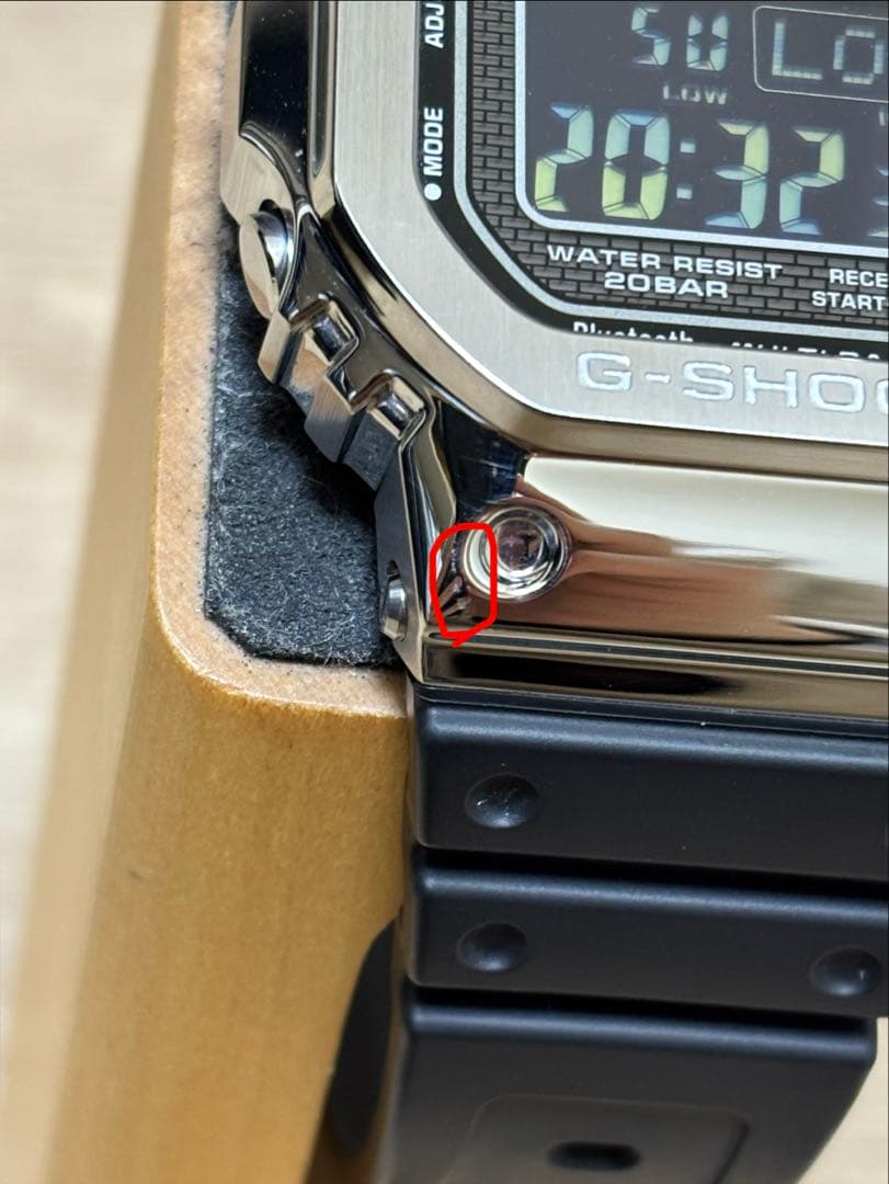 動作確認出来ました。美品！G-SHOCK GMW-B5000-1JF