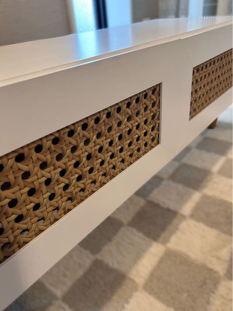 LOWYA ラタン調ローボード テレビ台[幅100]