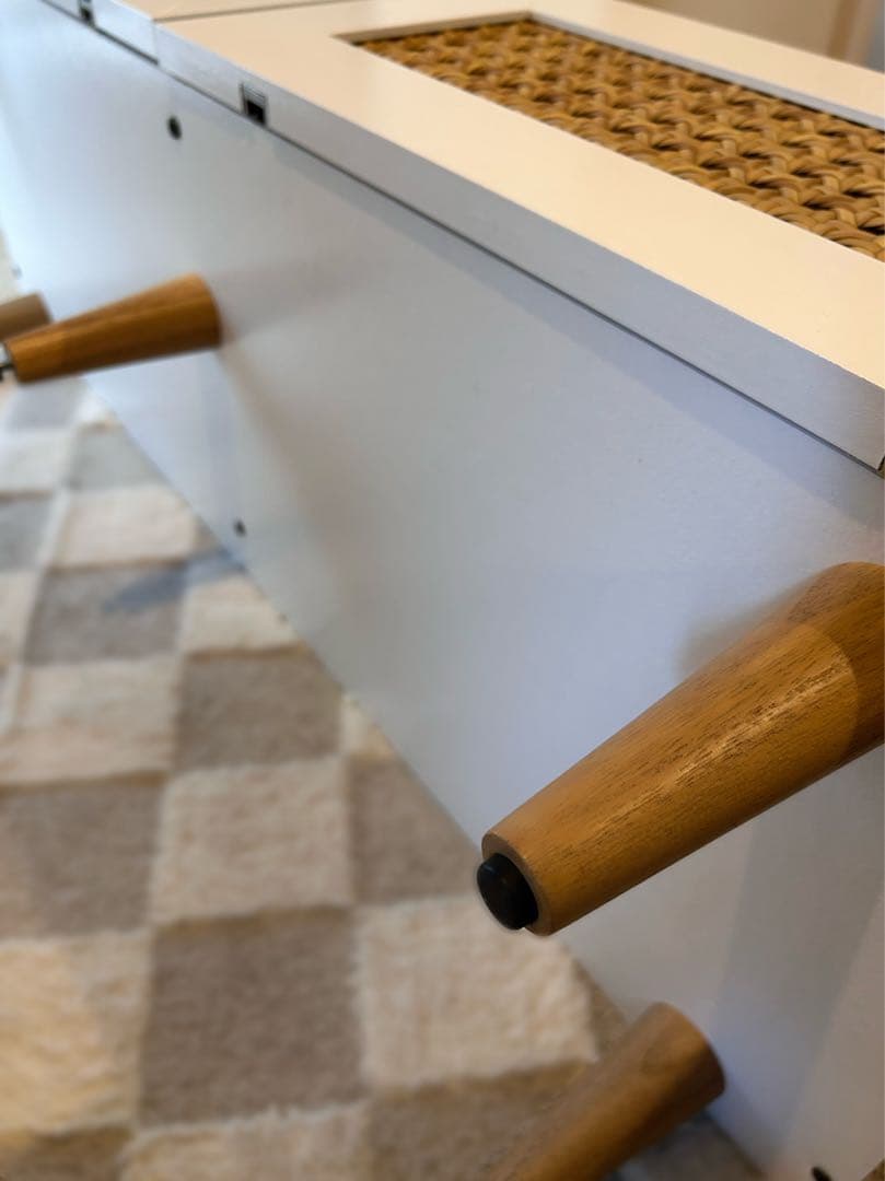 LOWYA ラタン調ローボード テレビ台[幅100]