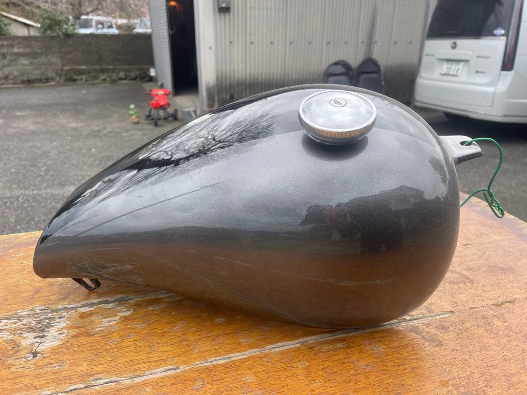 バイク用燃料タンク ブラック/グレー