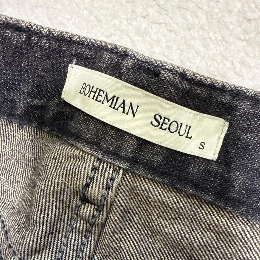 BOHEMSEO(ボヘミアンソウル) ダメージデニムショートパンツ