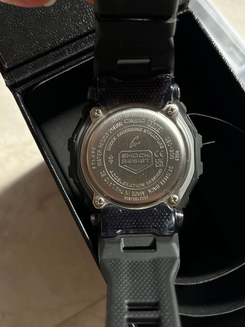 G-SHOCK GBD-200-1JF デジタル腕時計