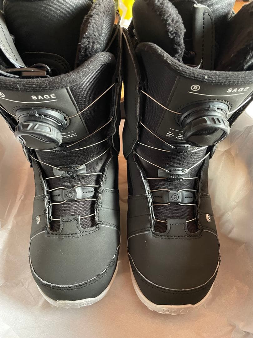 SAGE 女性用スノーボードブーツ ブラック