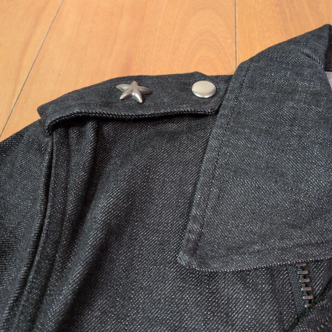 Schott ライダースジャケット ブラックデニム