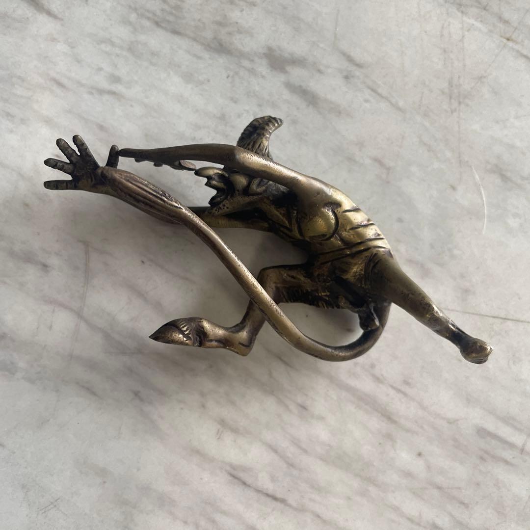 専用ヴィンテージ デビル 悪魔 アンティーク 尻尾 真鍮 獣足 ペニス サターン