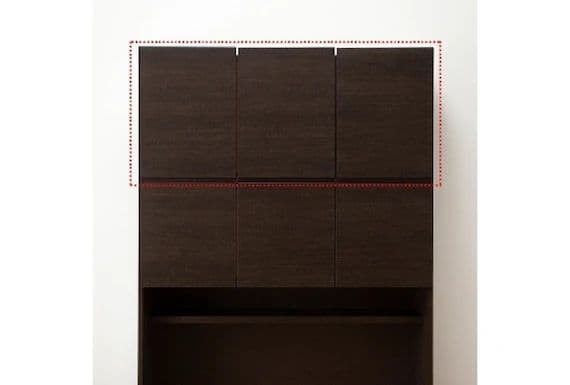 たっぷりテレビ壁面収納!③