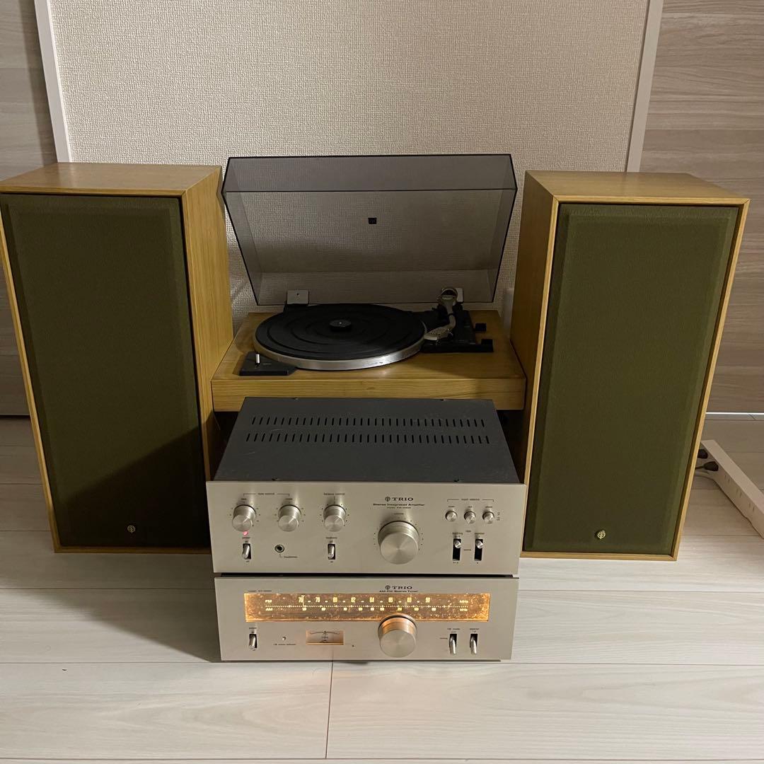 【らぶり】TRIO システムコンポ レコードプレーヤー KENWOOD ①