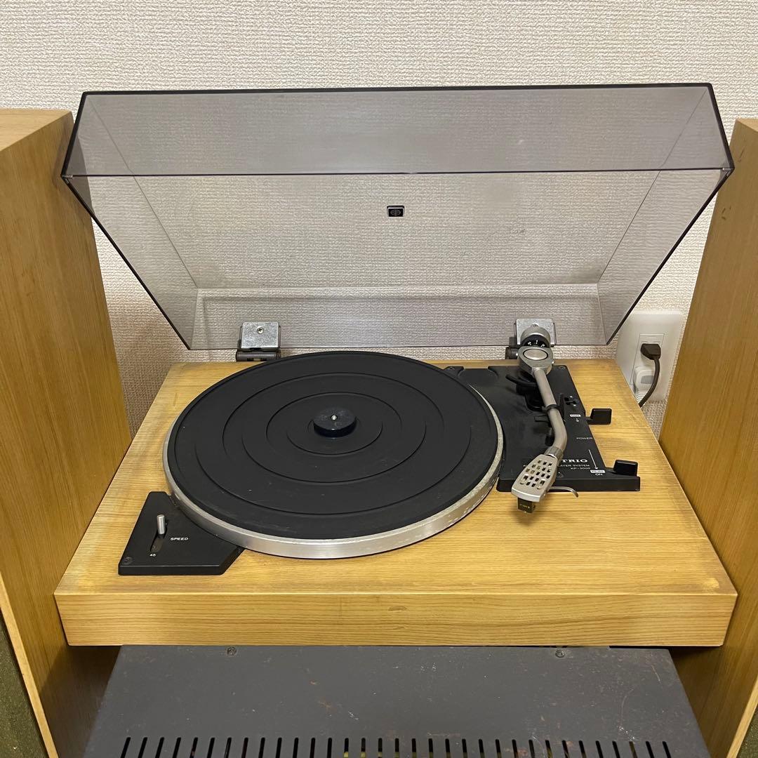 【らぶり】TRIO システムコンポ レコードプレーヤー KENWOOD ①