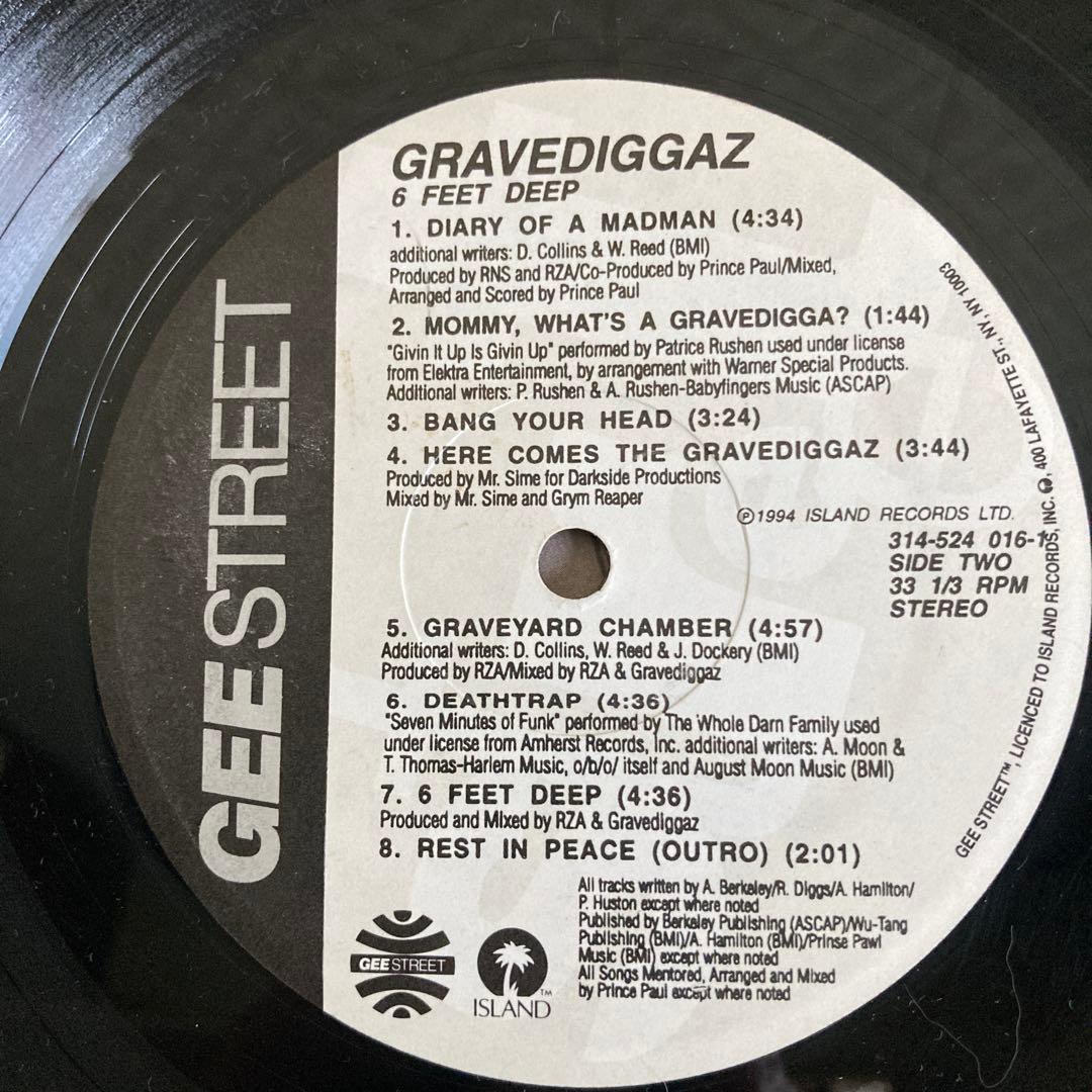 洋楽 Gravediggaz / 6Feet Deep