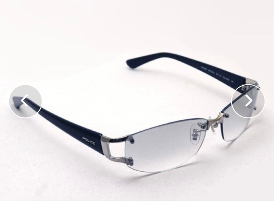 【POLICE/ポリス】スクエア サングラス SPLC60J 583X