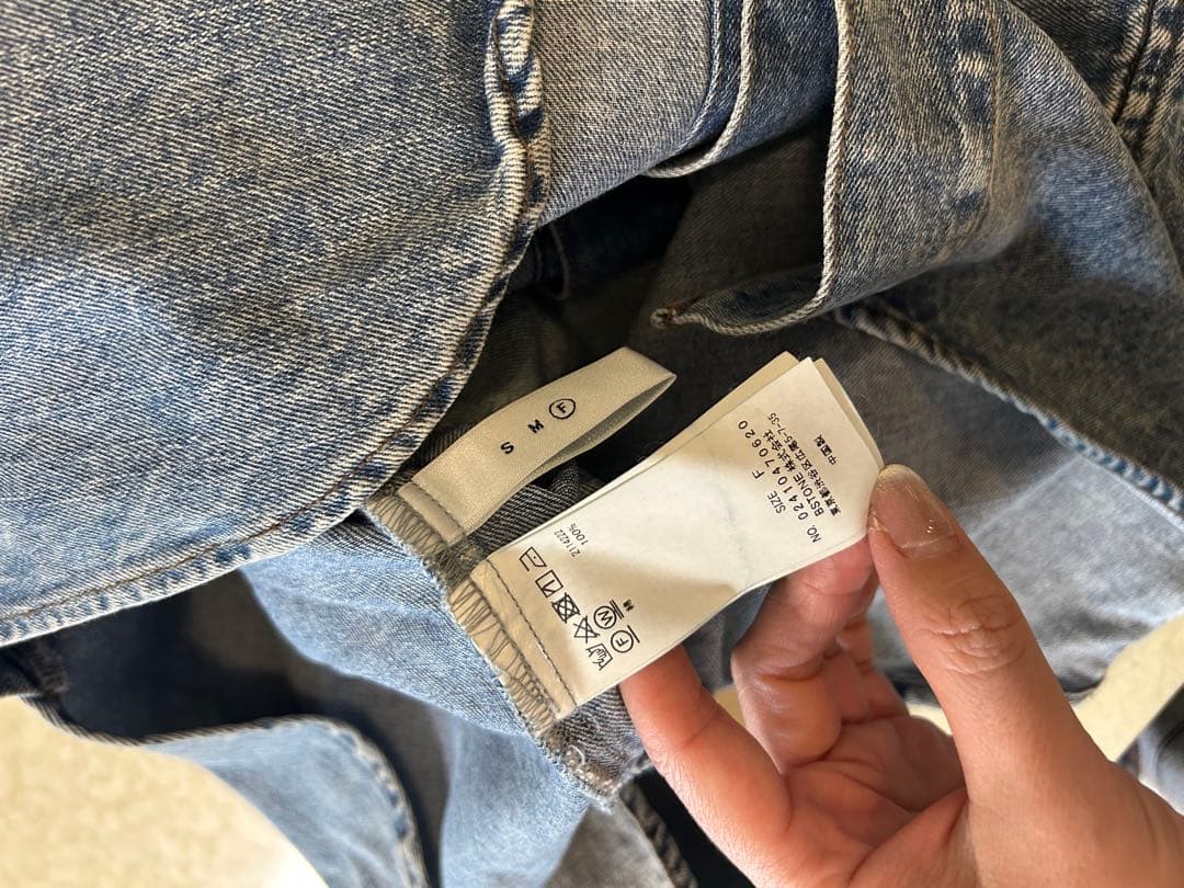 美品★ DETACHABLE SLEEVE DENIM SHIRT