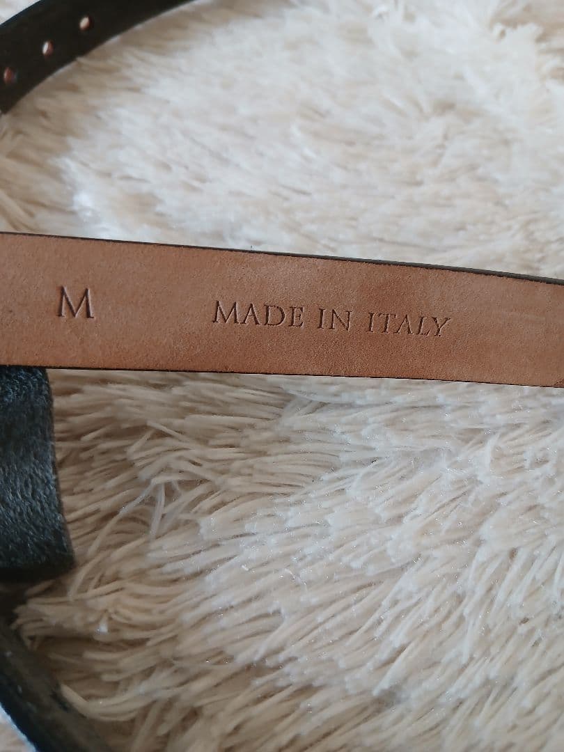 Brunello Cucinelli❗リボン付きヌバックベルト　サイズ/M❗