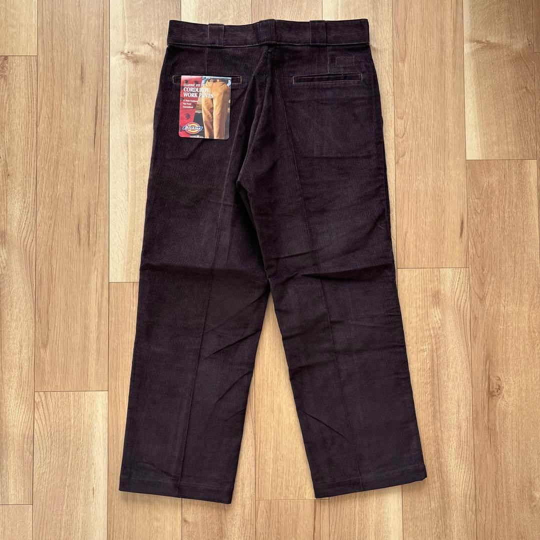 Dickies コーデュロイ　ワークパンツ　90s デッドストック　ブラウン