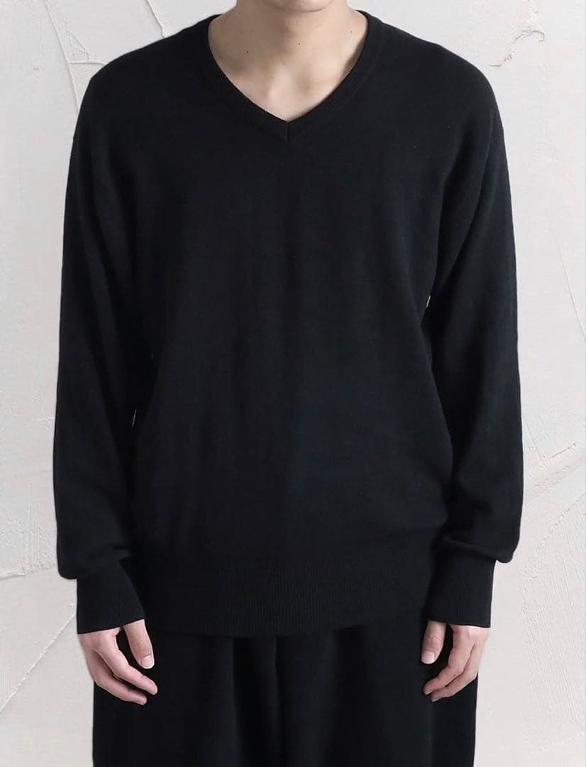 1990s コムデギャルソンオム　ウールVネックニット