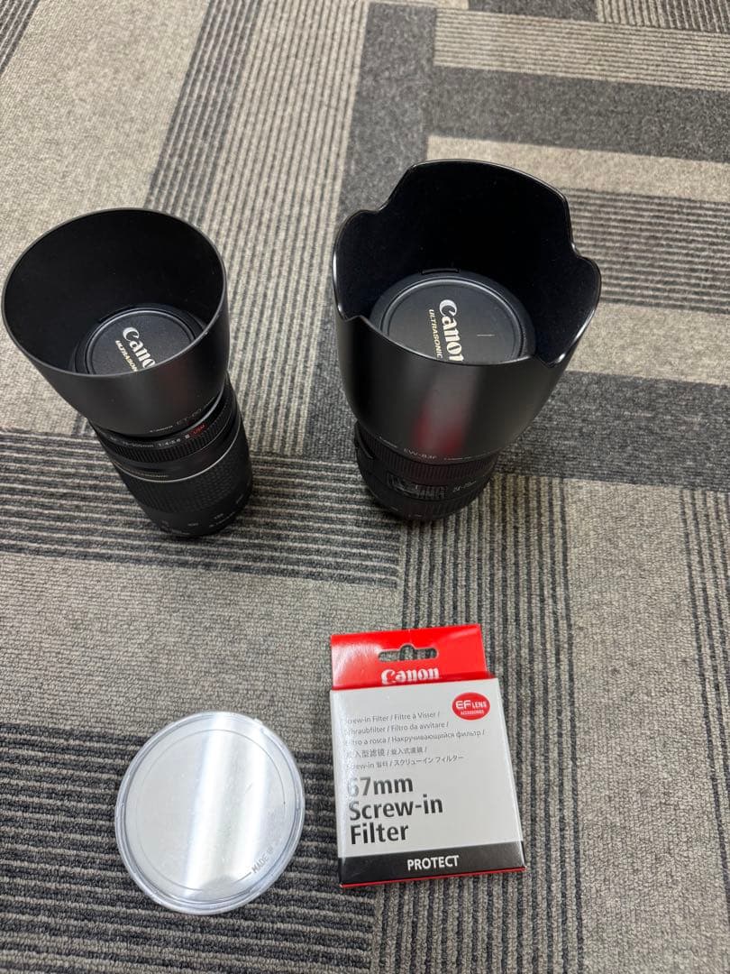 Canon EF24-70mm 2.8L USM ef75-300mm ジャンク