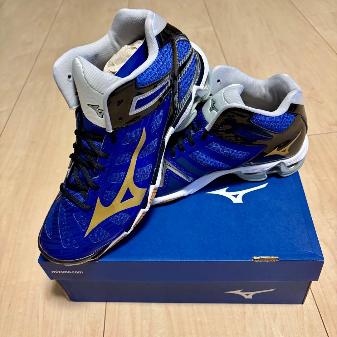 ミズノ バレーボールシューズ 29cm ハイカット ウェーブライトニング