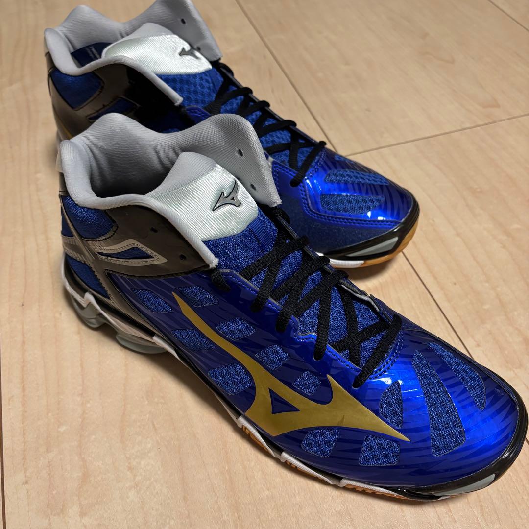 ミズノ バレーボールシューズ 29cm ハイカット ウェーブライトニング