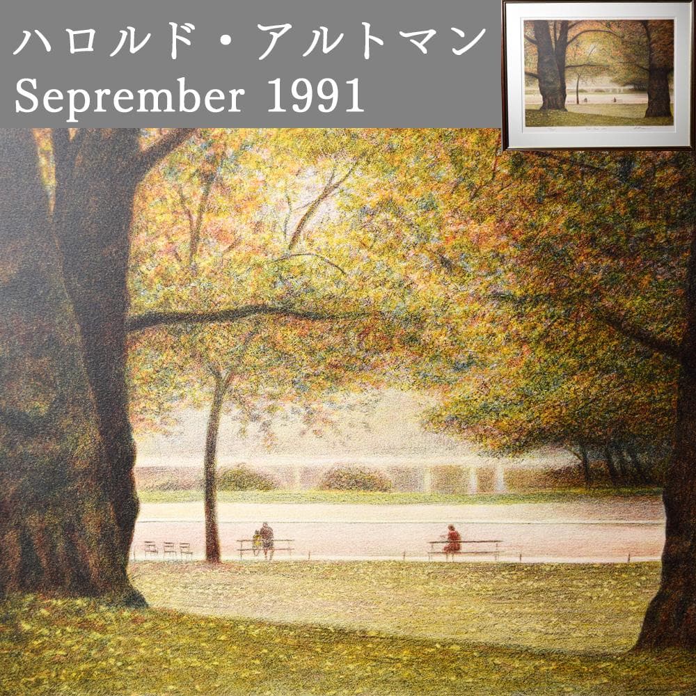 HAROLD ALTMAN ハロルド・アルトマン リトグラフ 額装 直筆サイン