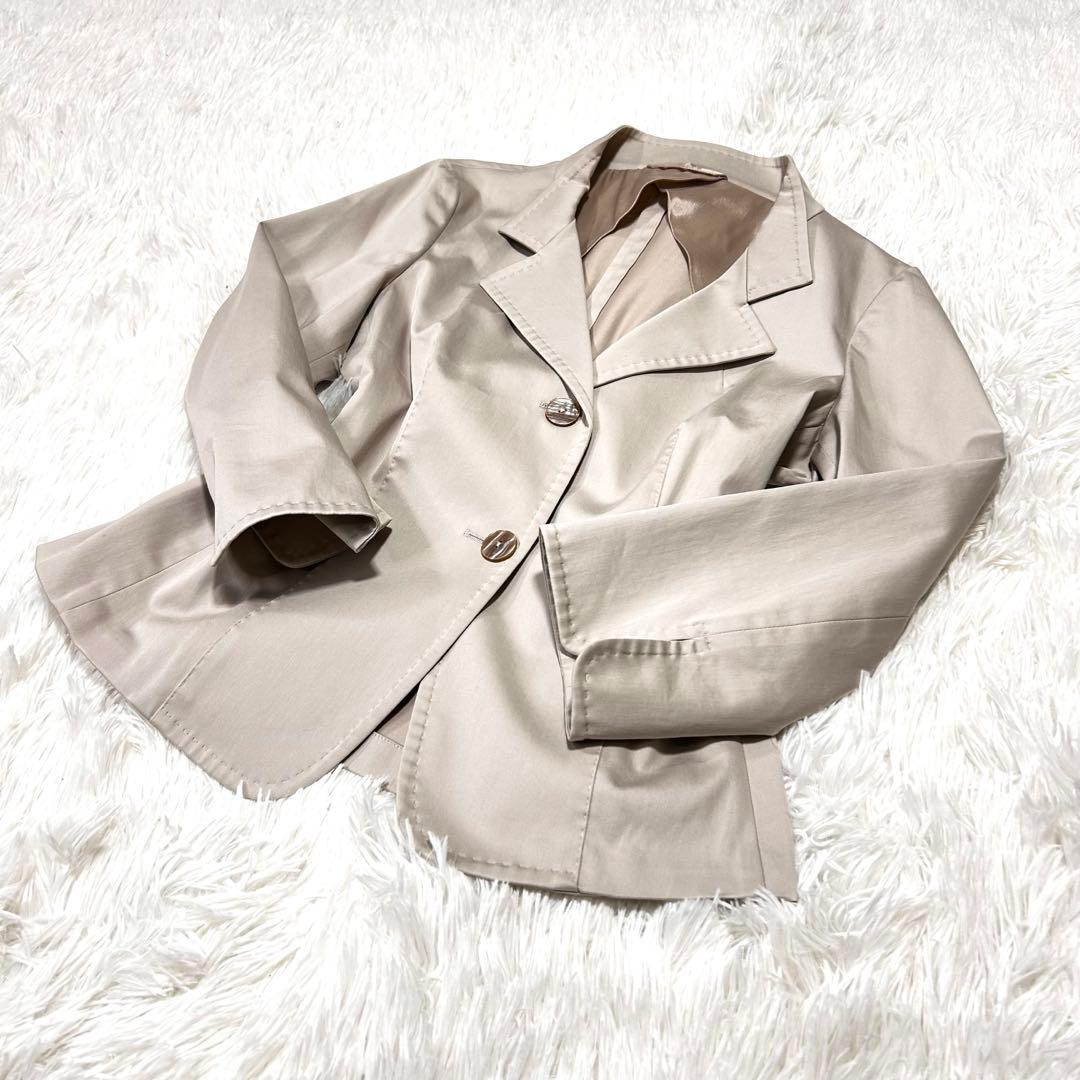 極美品✨MaxMara ベージュ テーラードジャケット 38
