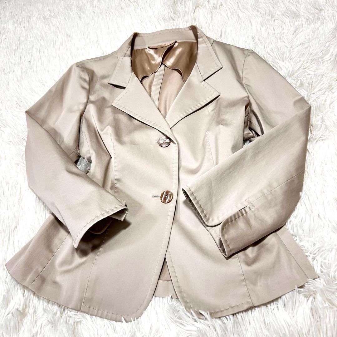 極美品✨MaxMara ベージュ テーラードジャケット 38