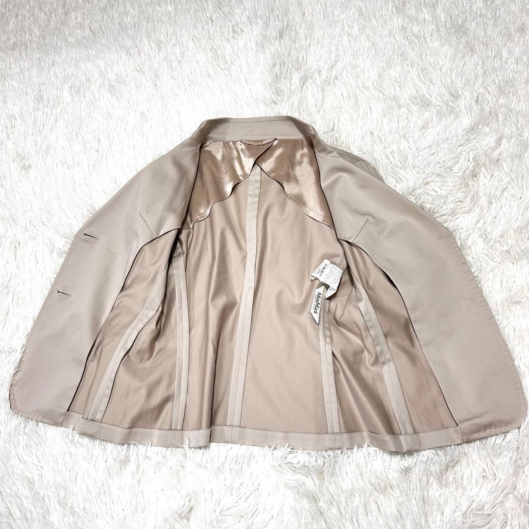 極美品✨MaxMara ベージュ テーラードジャケット 38