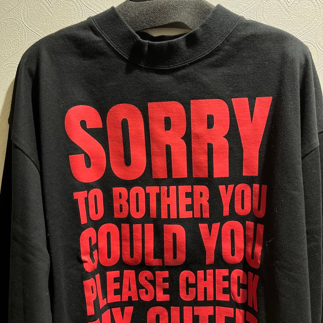 三代目THOMAS MAGPIE メッセージプリント トレーナー