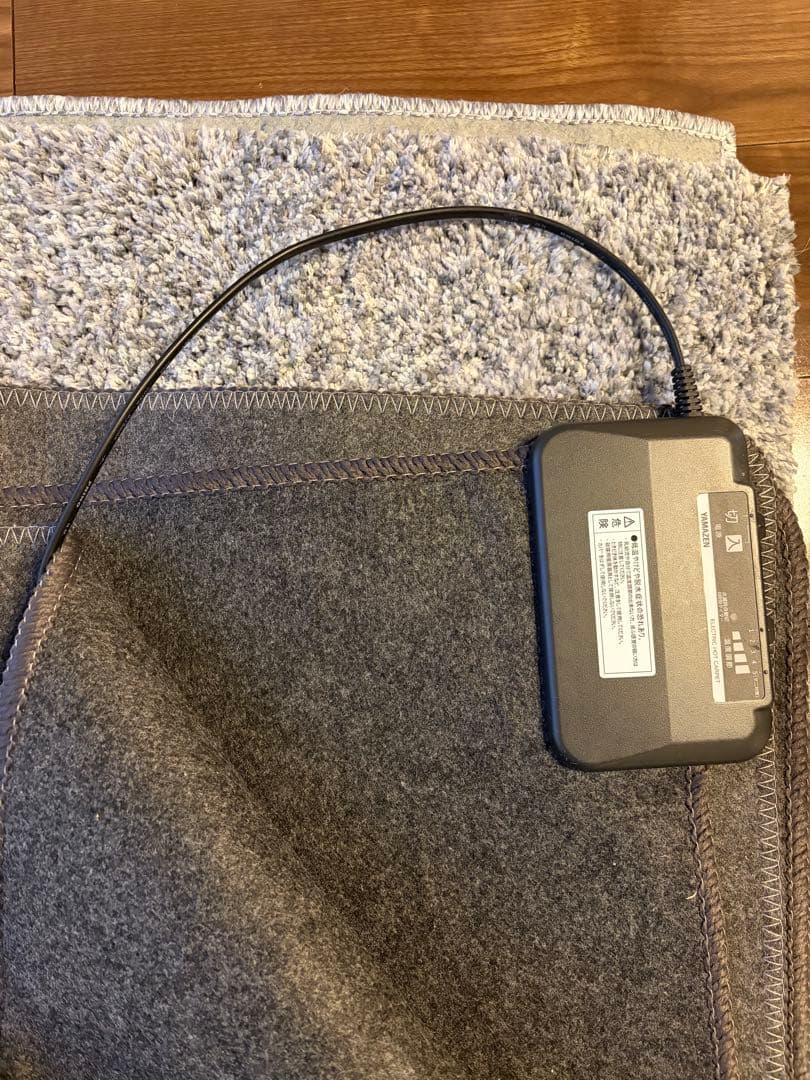 [山善] ホットカーペット1.5畳 [ニトリ]やわらかシャギーラグPBシャギー