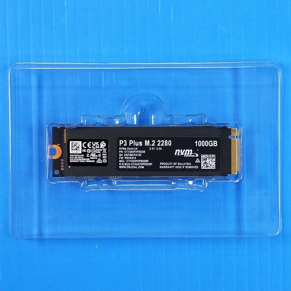 【SSD 1TB】Crucial P3 Plus バルク M.2 NVMe