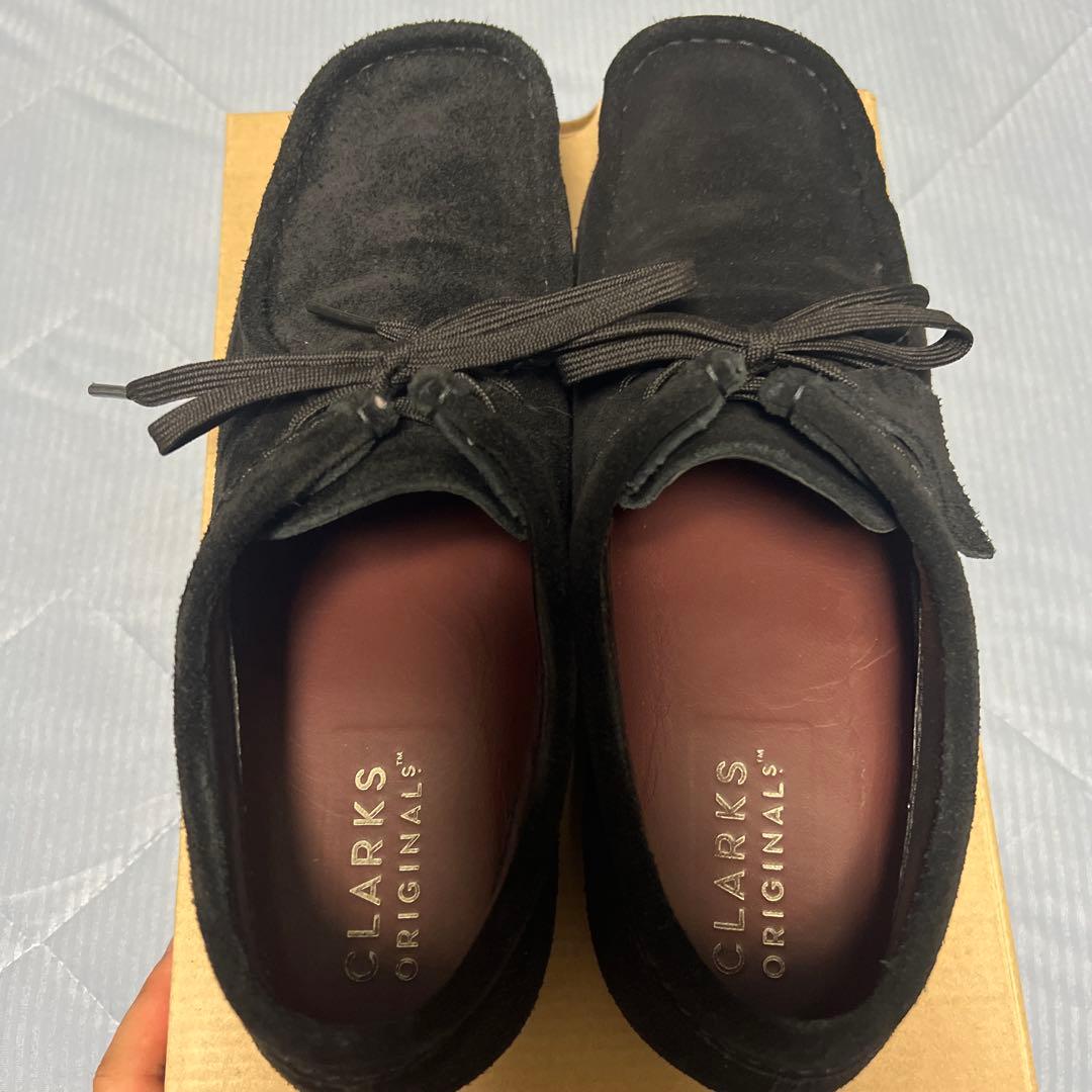 【24時間以内発送】CLARKS Wallabee GTX ブラック 7.5