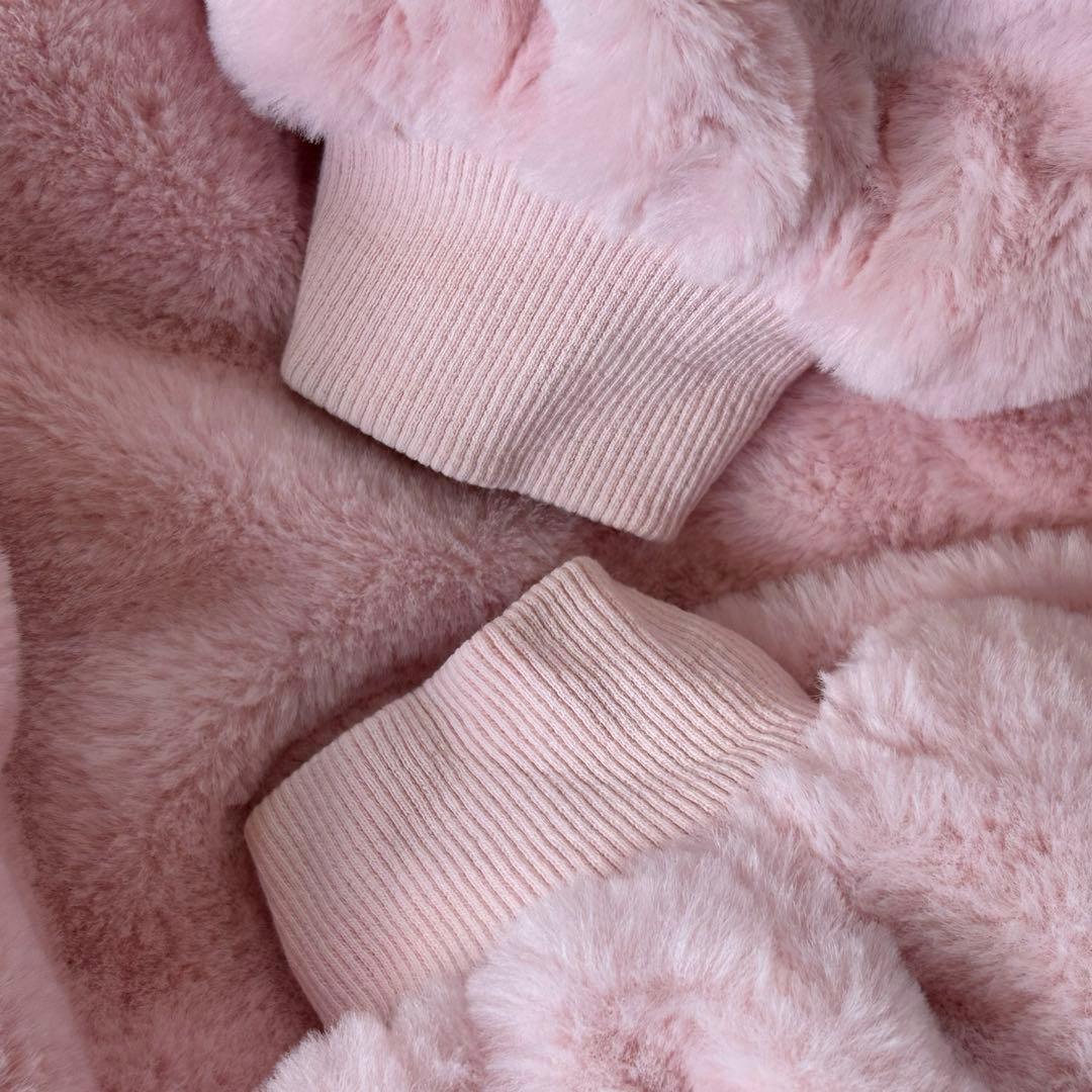 REFREM レフレム うさ耳BIGファーパーカー ピンク