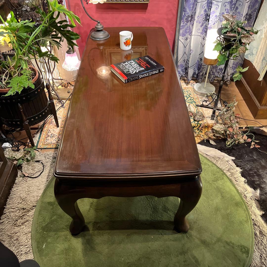 オールド　マルニ　ヴィンテージ 地中海　　猫脚リビングテーブル