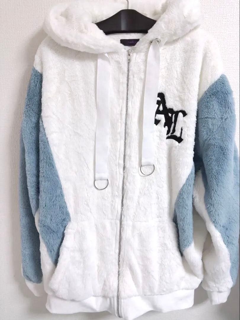 Amiligeアミリージュバイカラーファーアウターレア