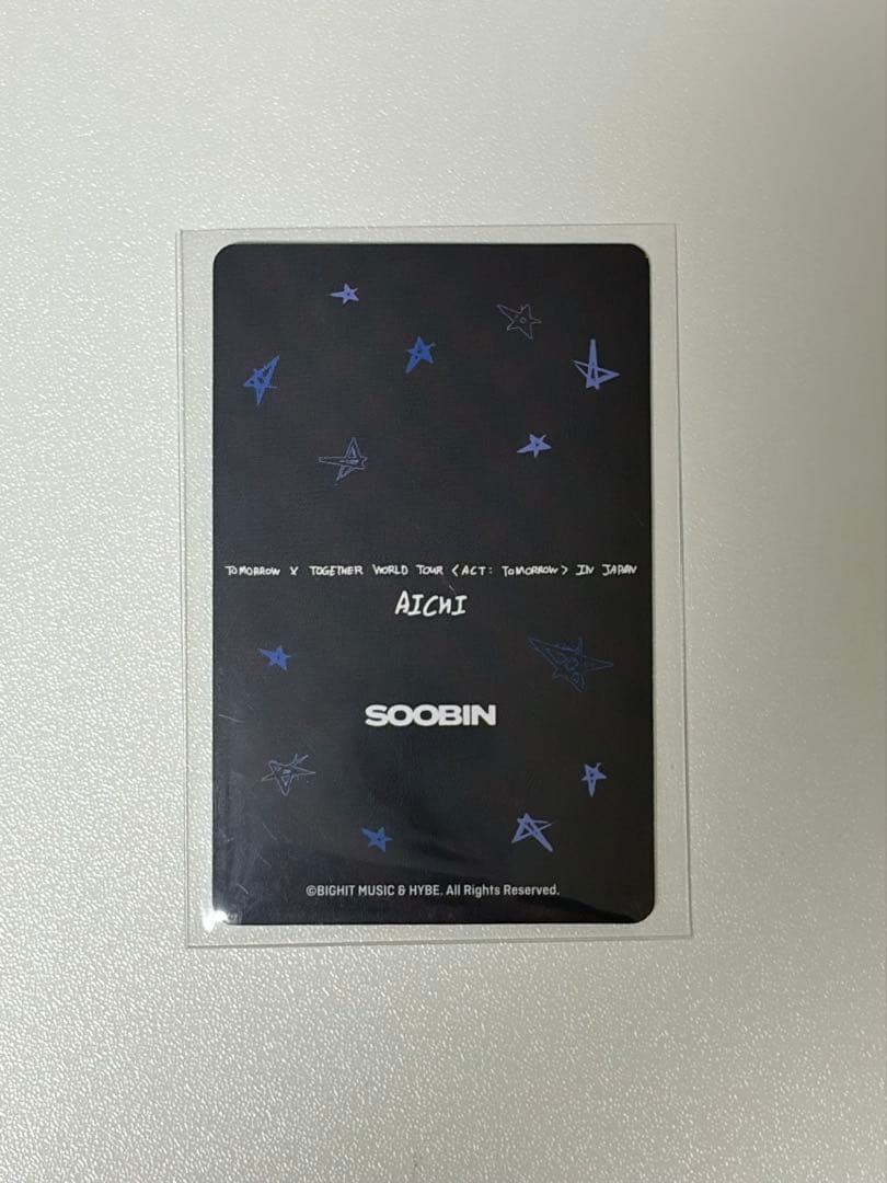 TXT 〈ACT:TOMORROW〉 愛知 プレミアムシート特典トレカ スビン