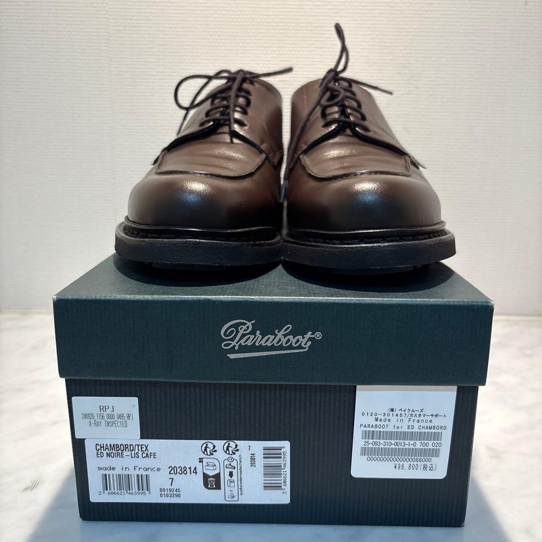 超美品　パラブーツ　シャンボード　エディフィス　別注　UK7