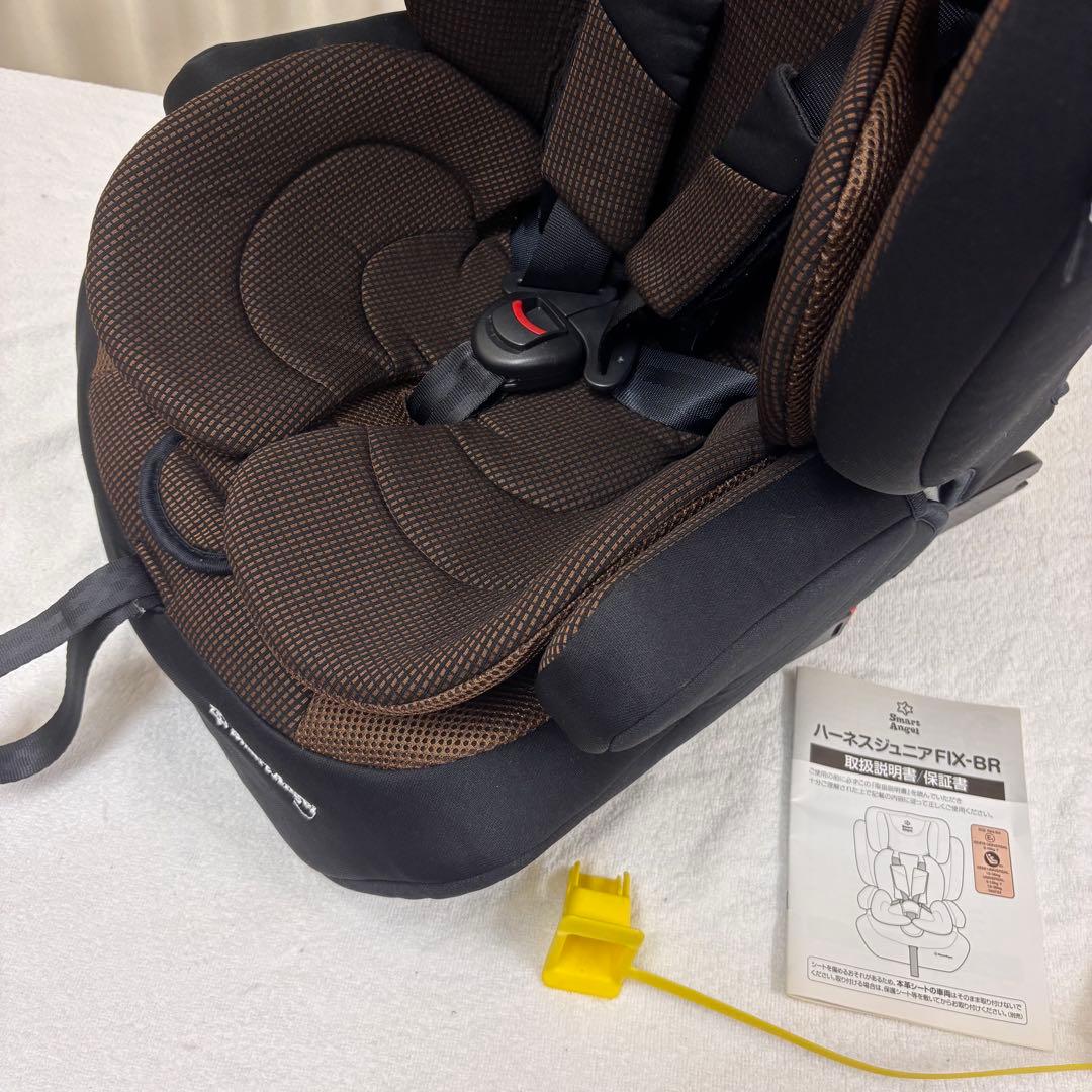クリーニング済　☆綺麗☆　1～11才　ハーネスジュニアFIX-BR　ISOFIX