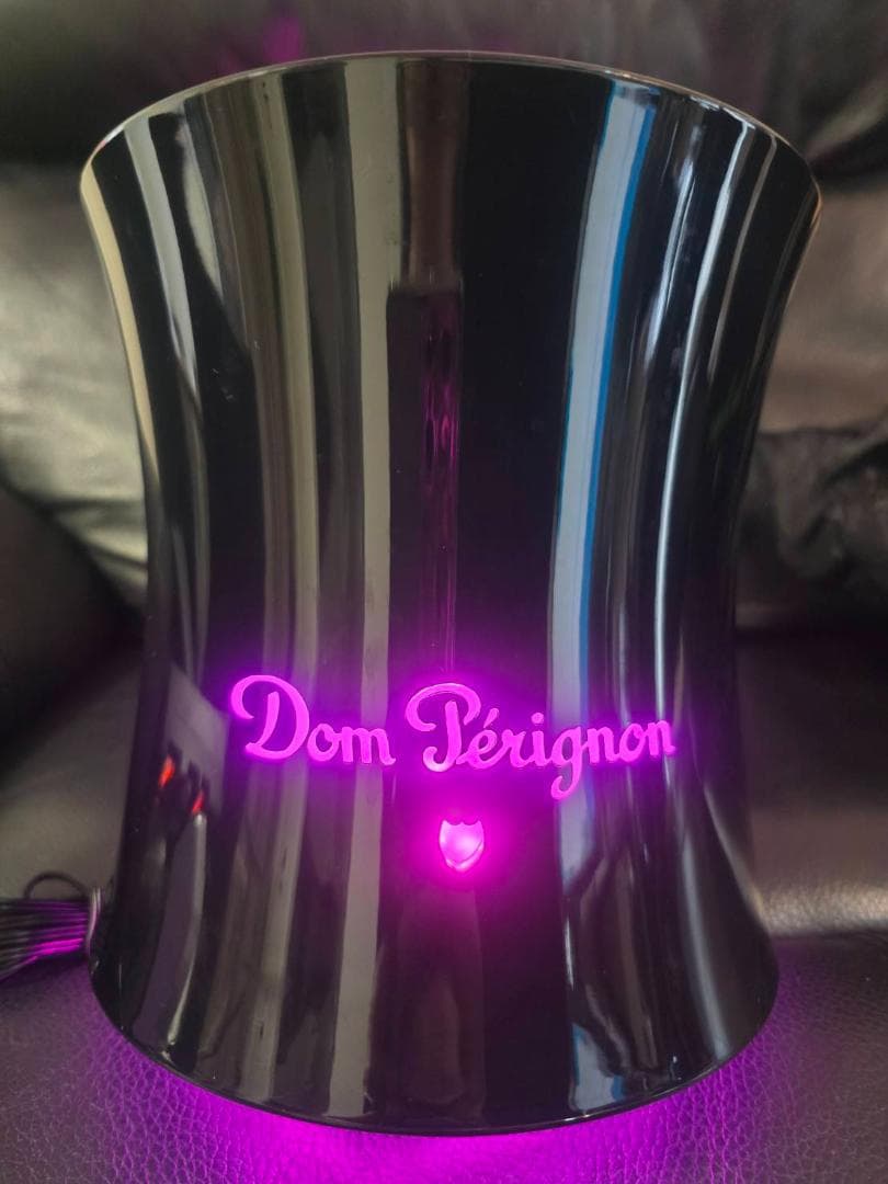 【2個セット】シャンパンクーラー ドンペリ 光るLEDとブラッククーラー