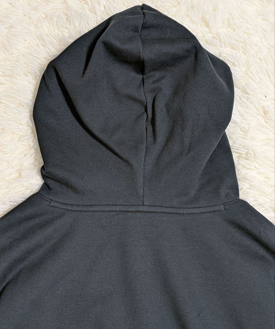 ​XEXYMIX ゼクシィミックス クロップド フーディー 裏起毛 ブラック